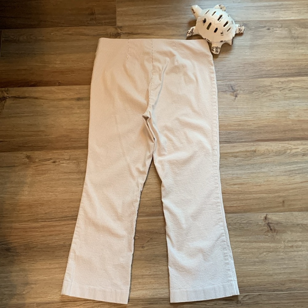 Counterparts white & tan pinned striped dressy parts size medium - Picture 5 of 10